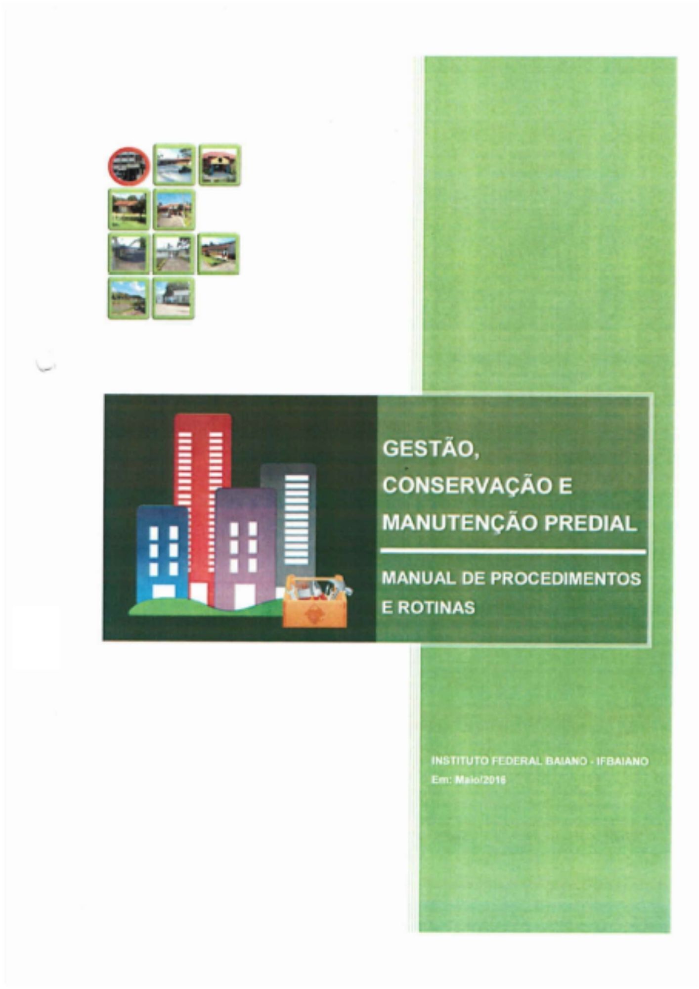 Gestão, conservação e manutenção predial