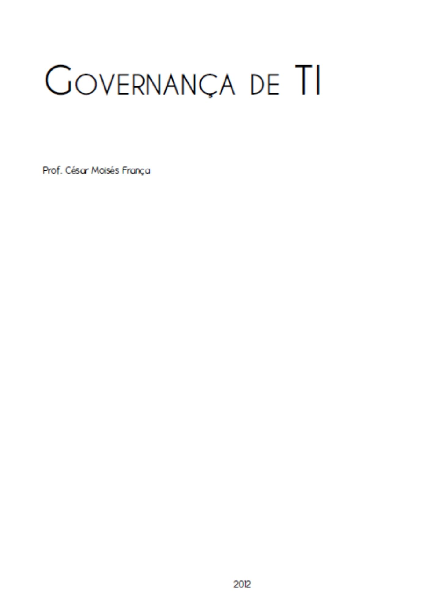 Governança de TI