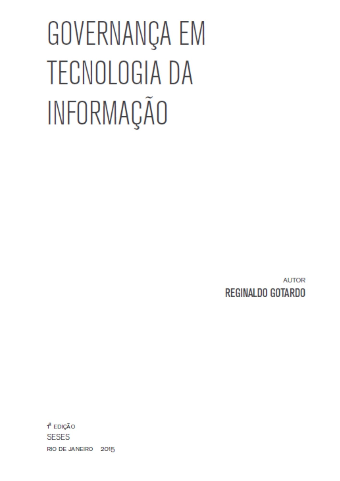 Governança em Tecnologia da Informação