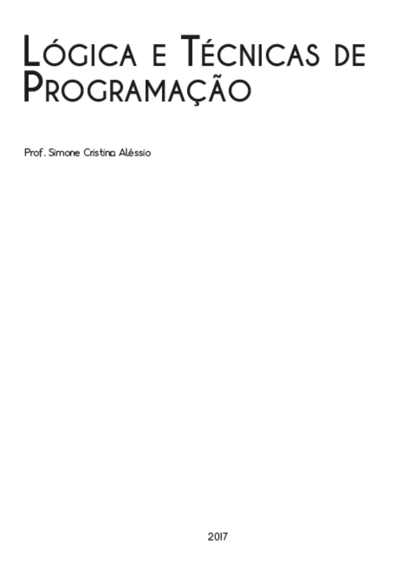 Lógica e técnicas de programação