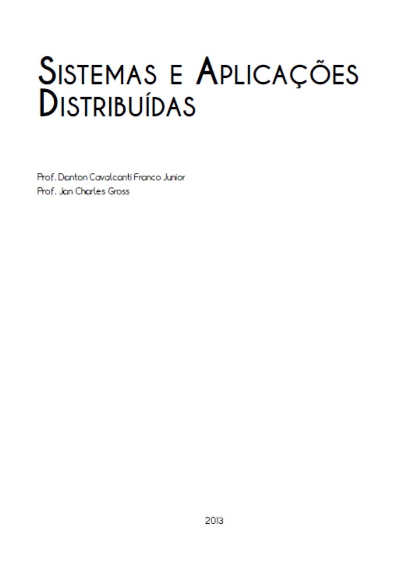 Sistemas e aplicações distribuídas