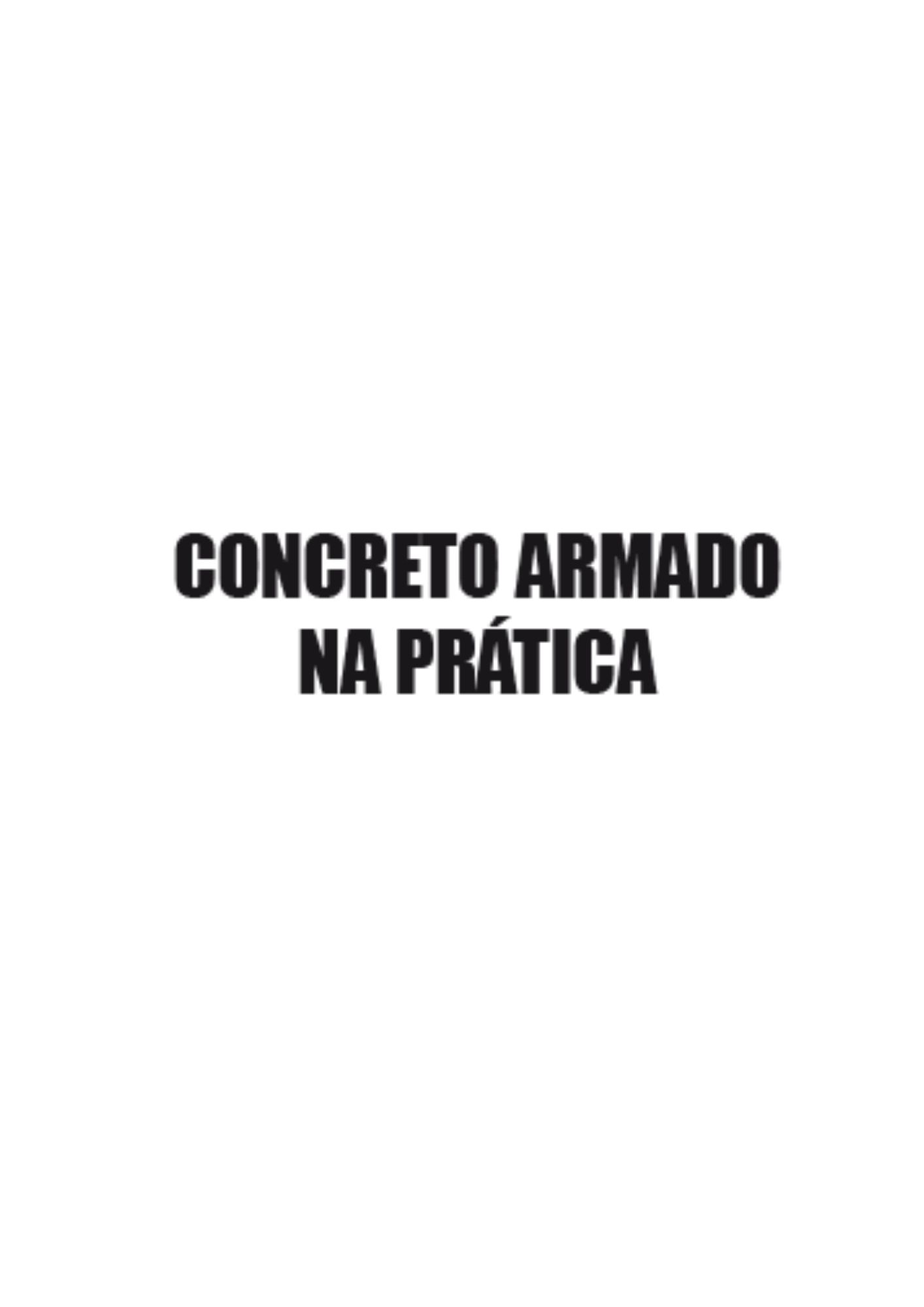 Concreto armado na prática