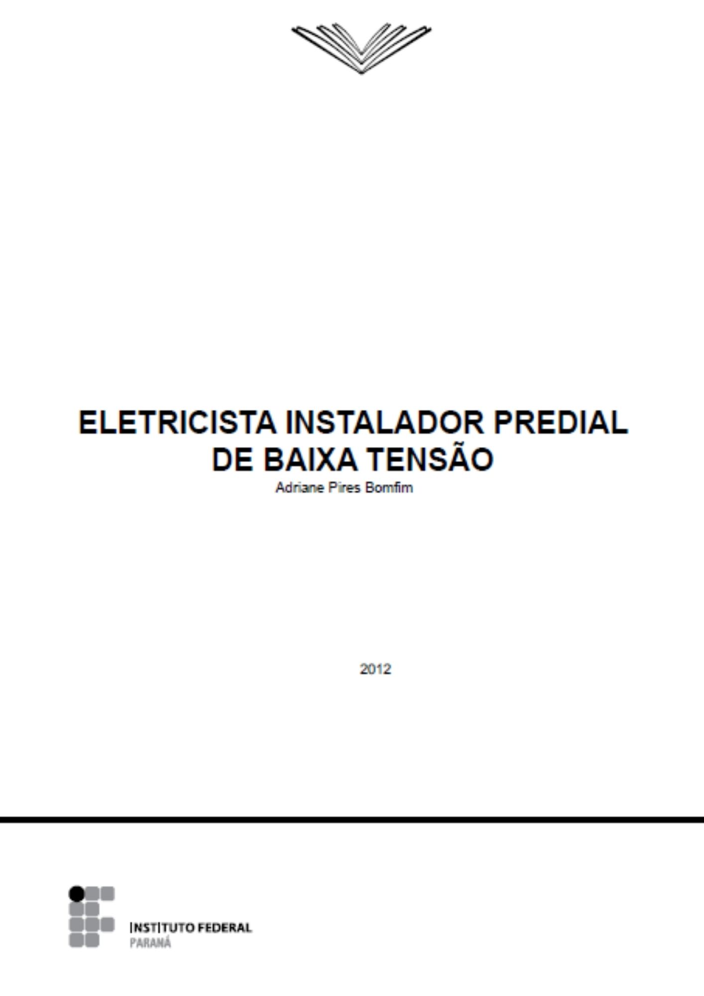 Eletricista Instalador Predial de baixa Tensão