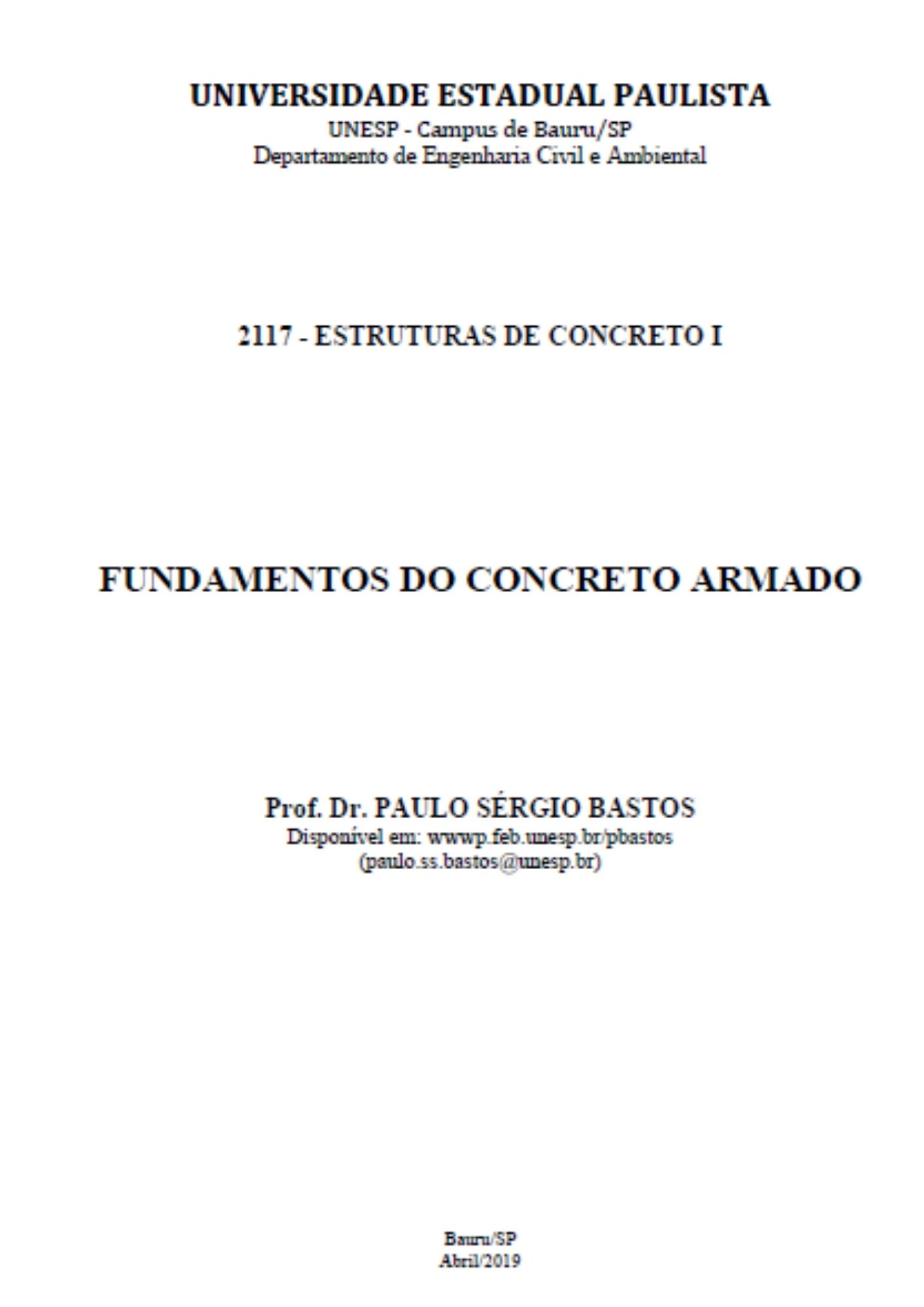 Fundamentos do Concreto Armado