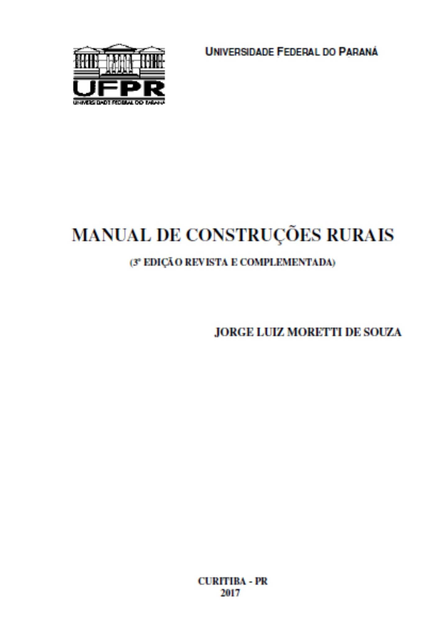 Manual de Construções rurais