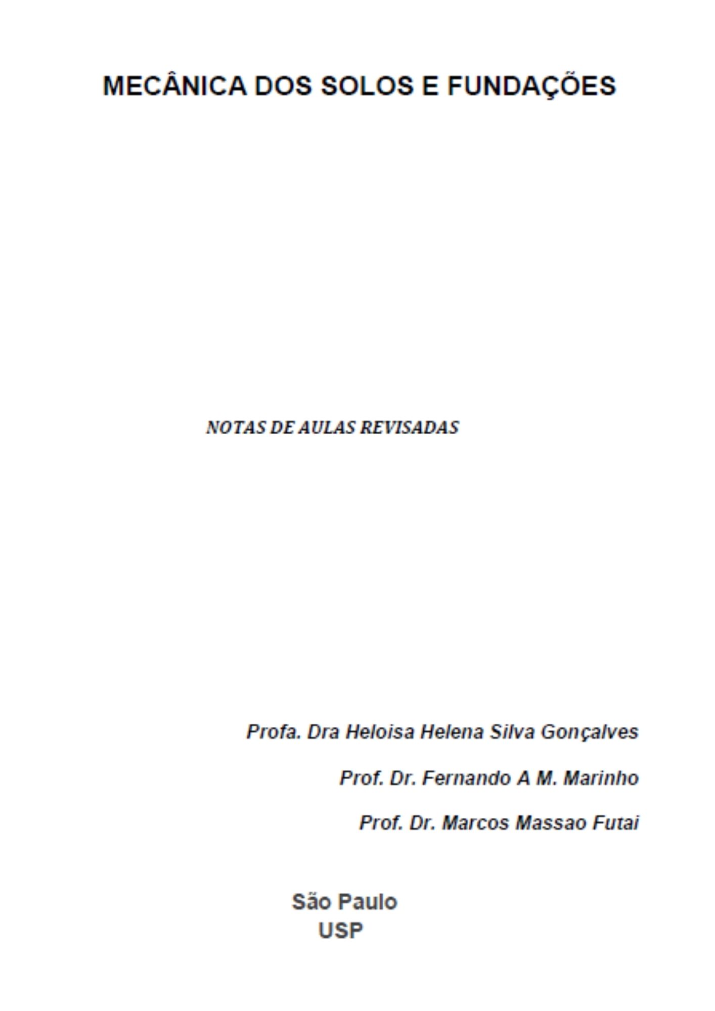 Mecânica dos solos e fundações