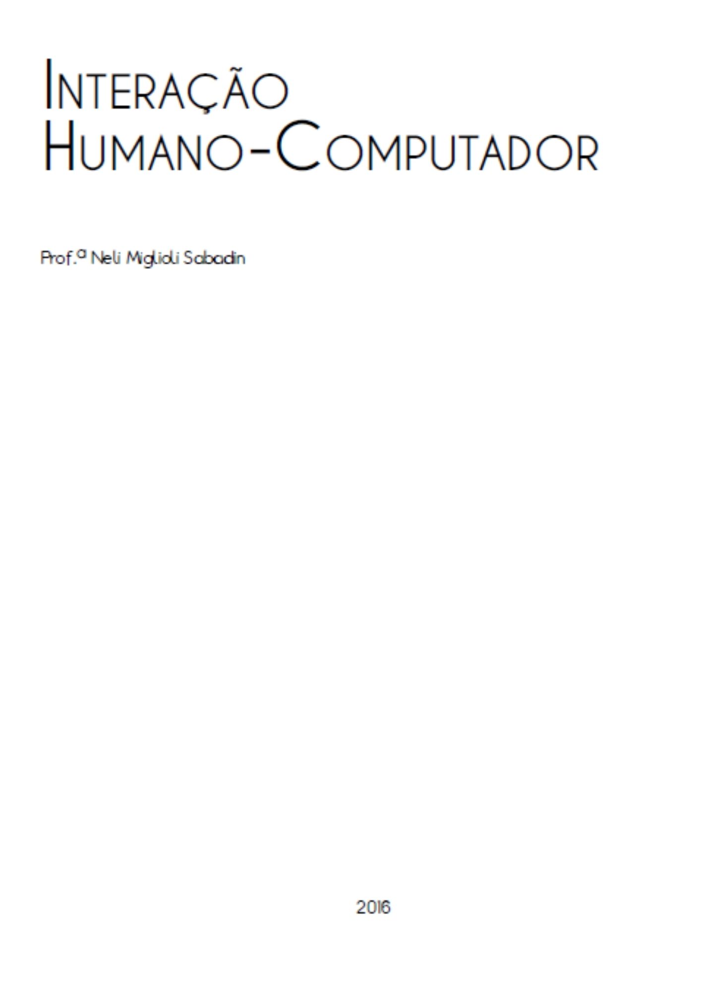 Interação humano-computador