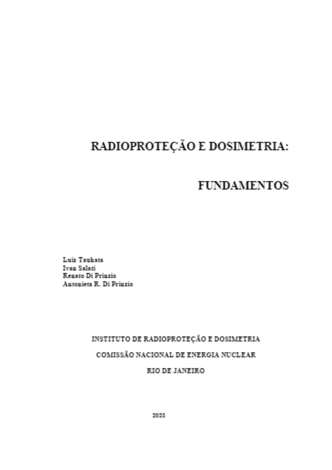 Radioproteção e dosimetria - fundamentos