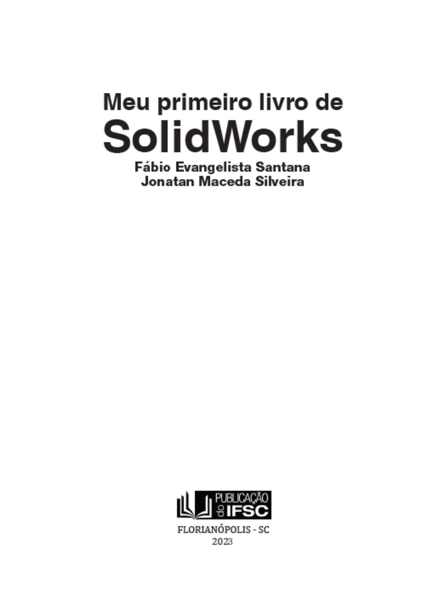 Meu primeiro livro de SolidWorks