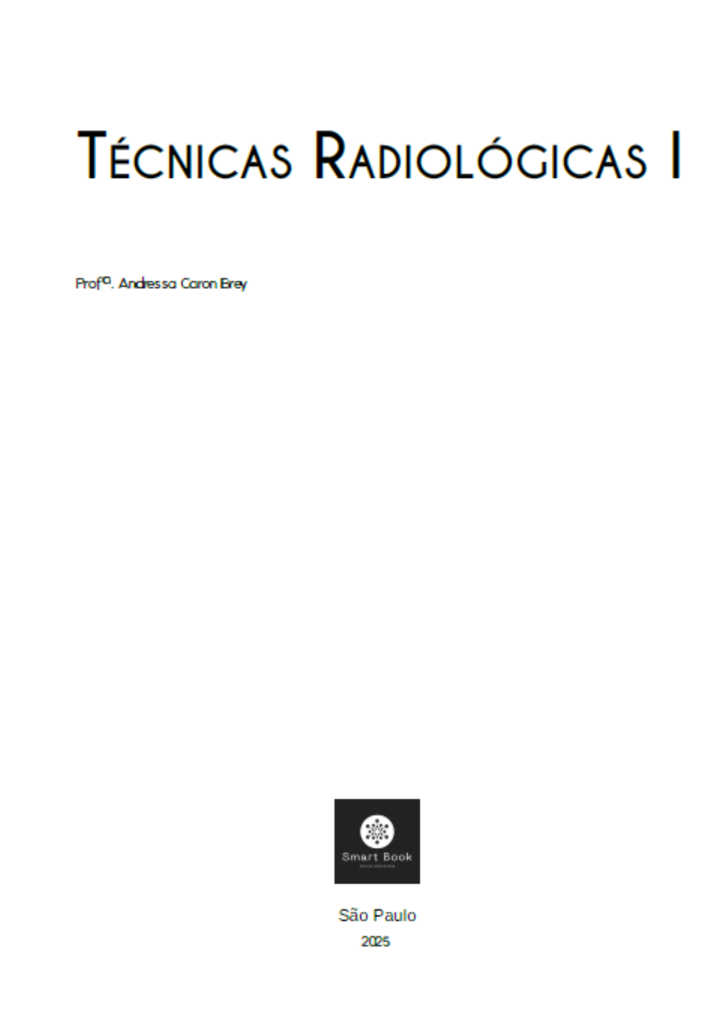 Técnicas Radiológicas I