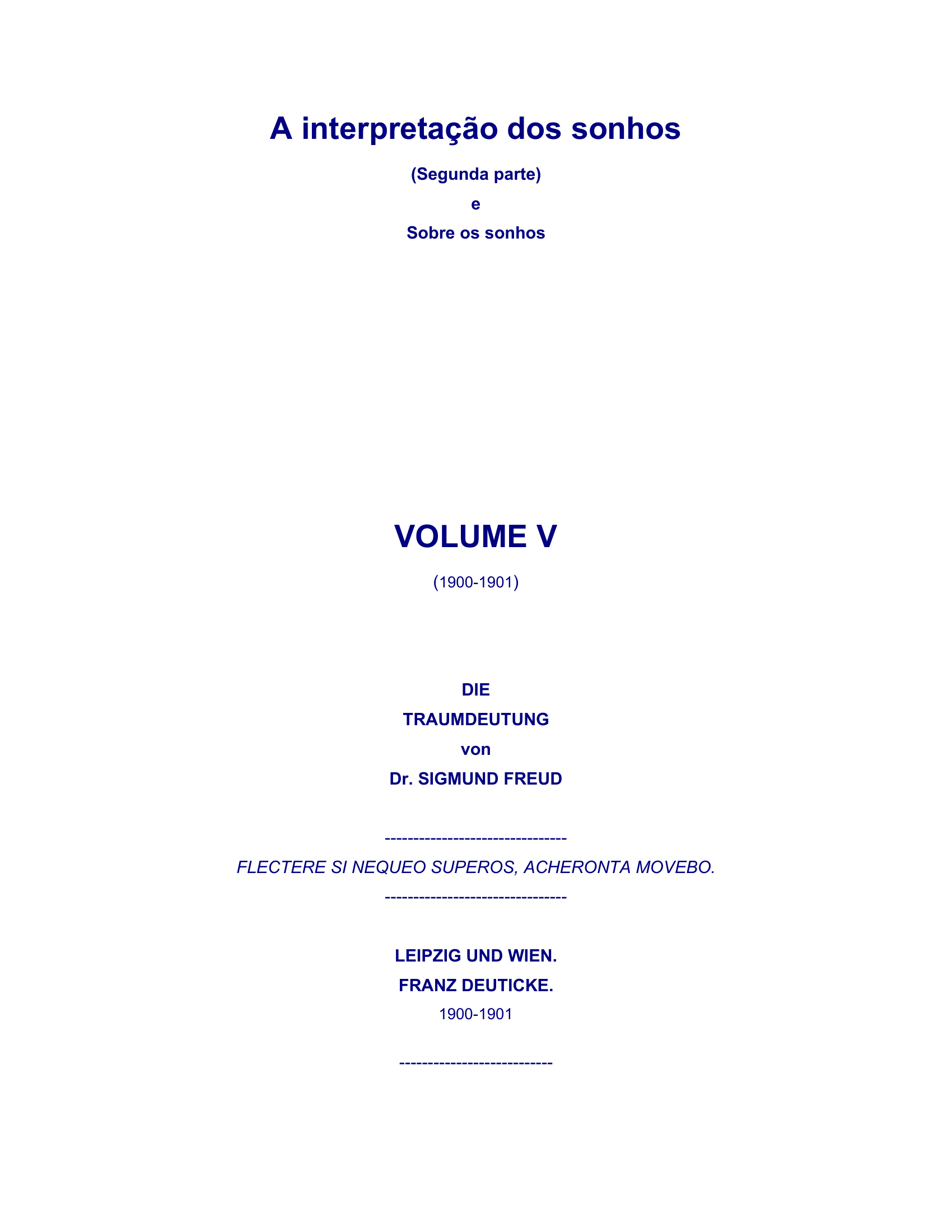 Freud - Volume 5
