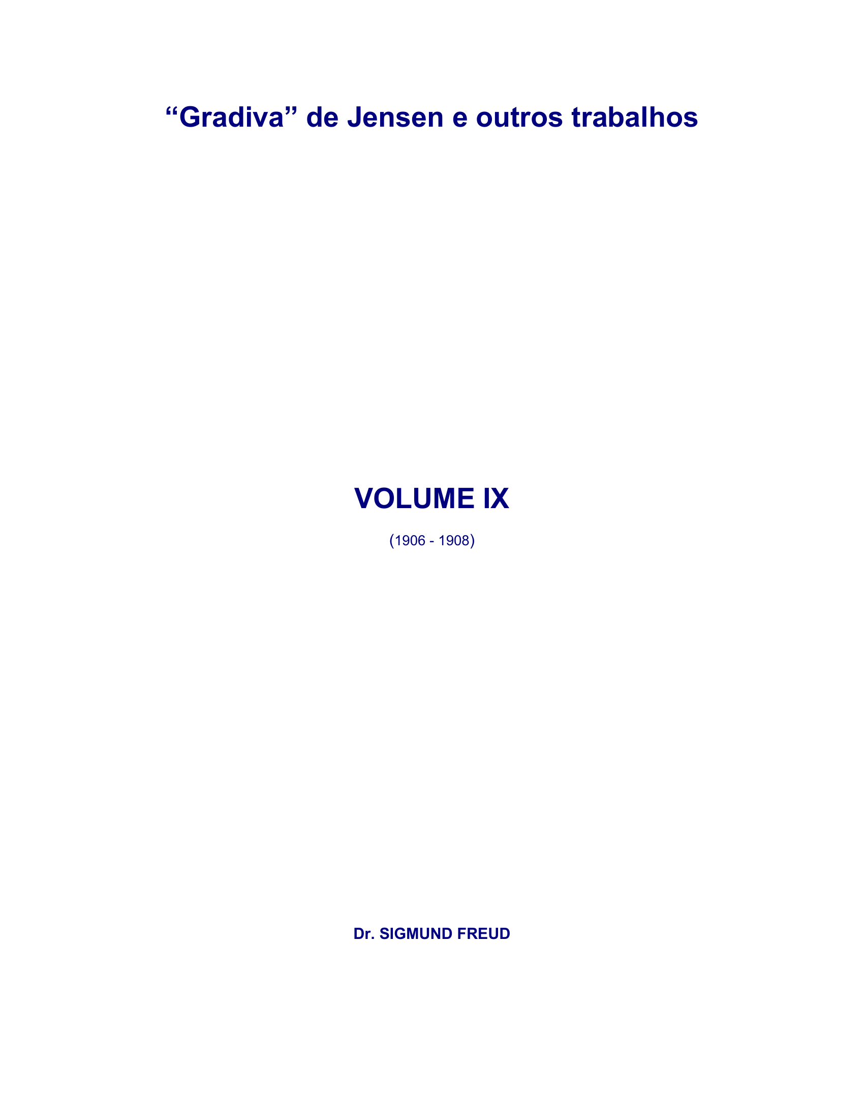 Freud - Volume 9
