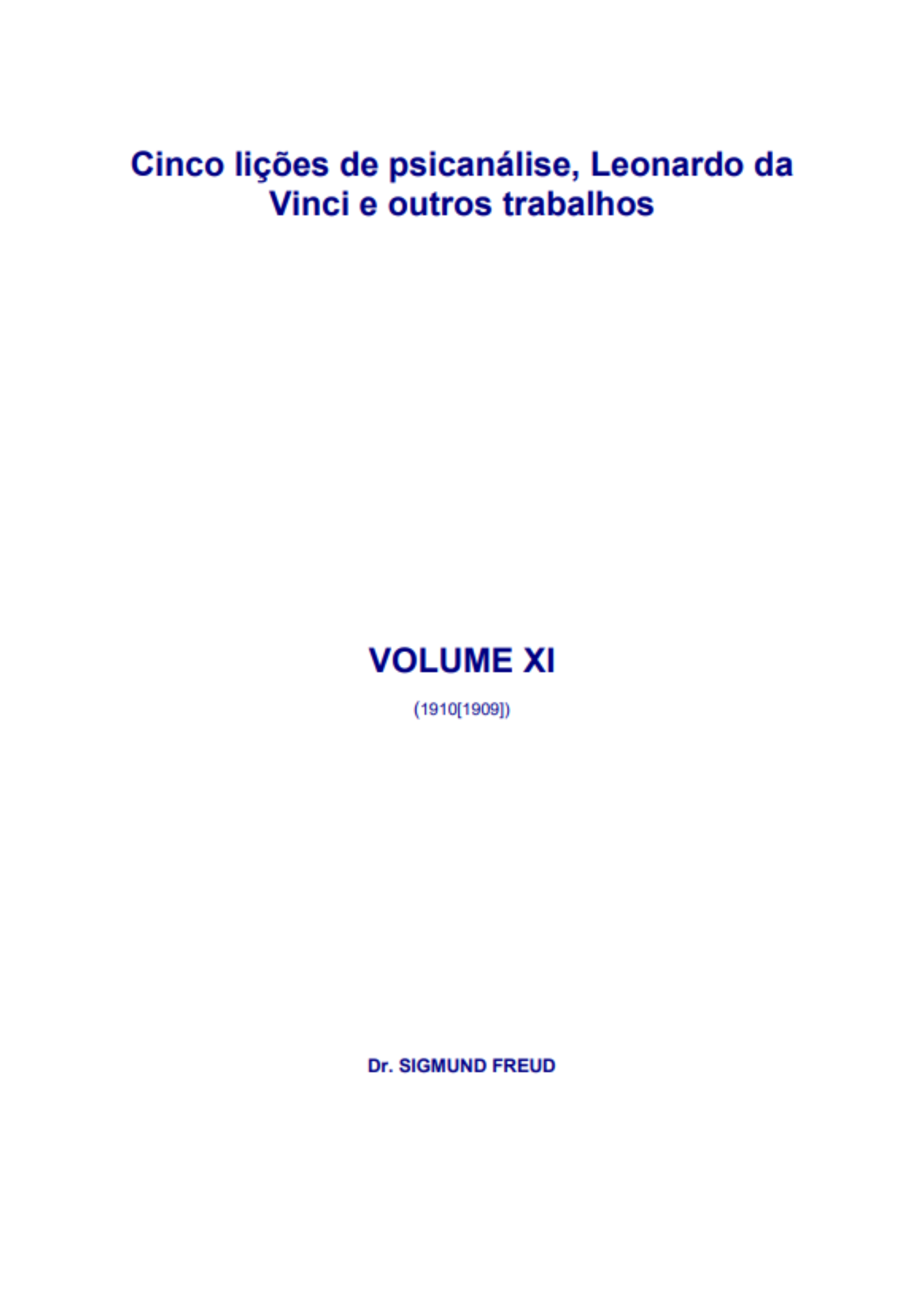 Freud - Volume 11