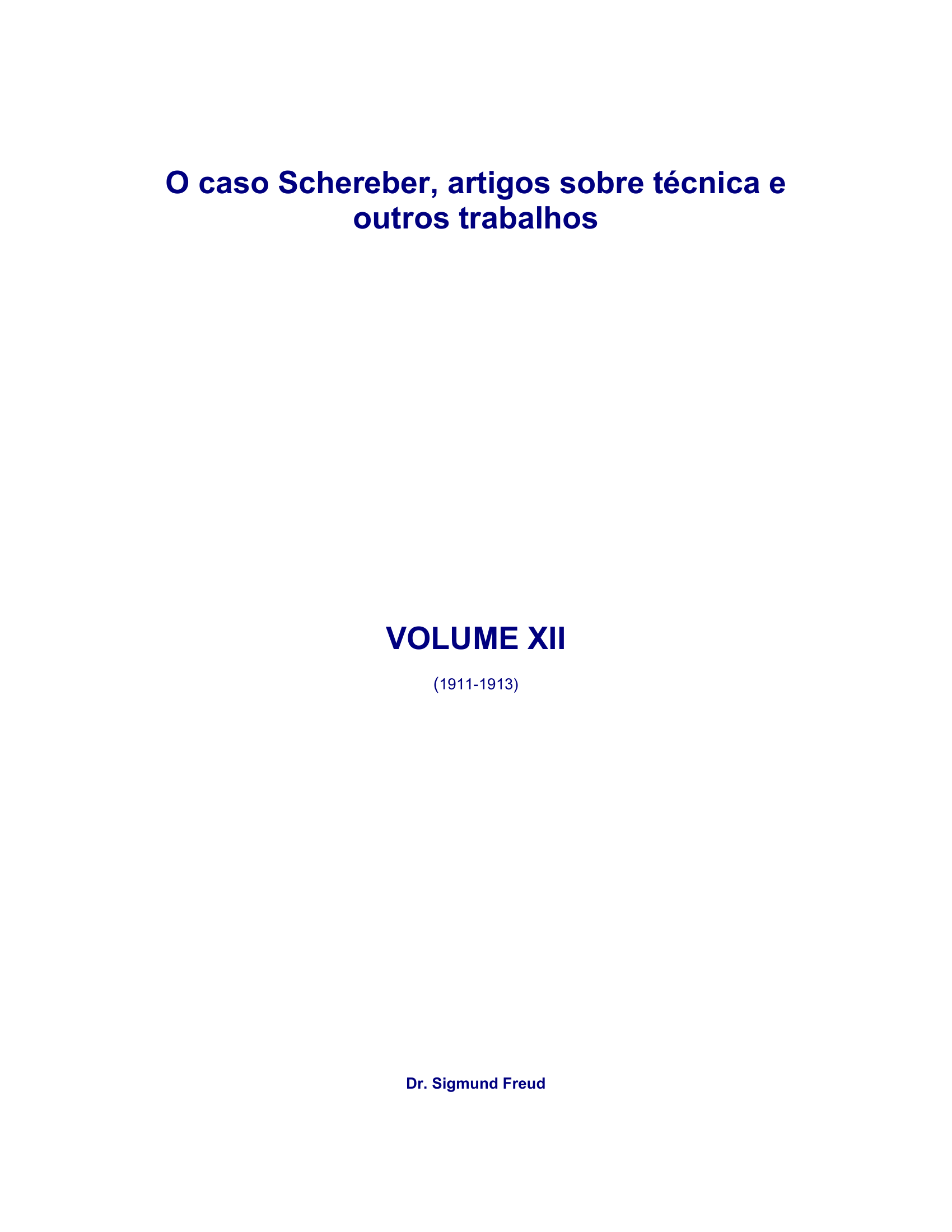 Freud - Volume 12