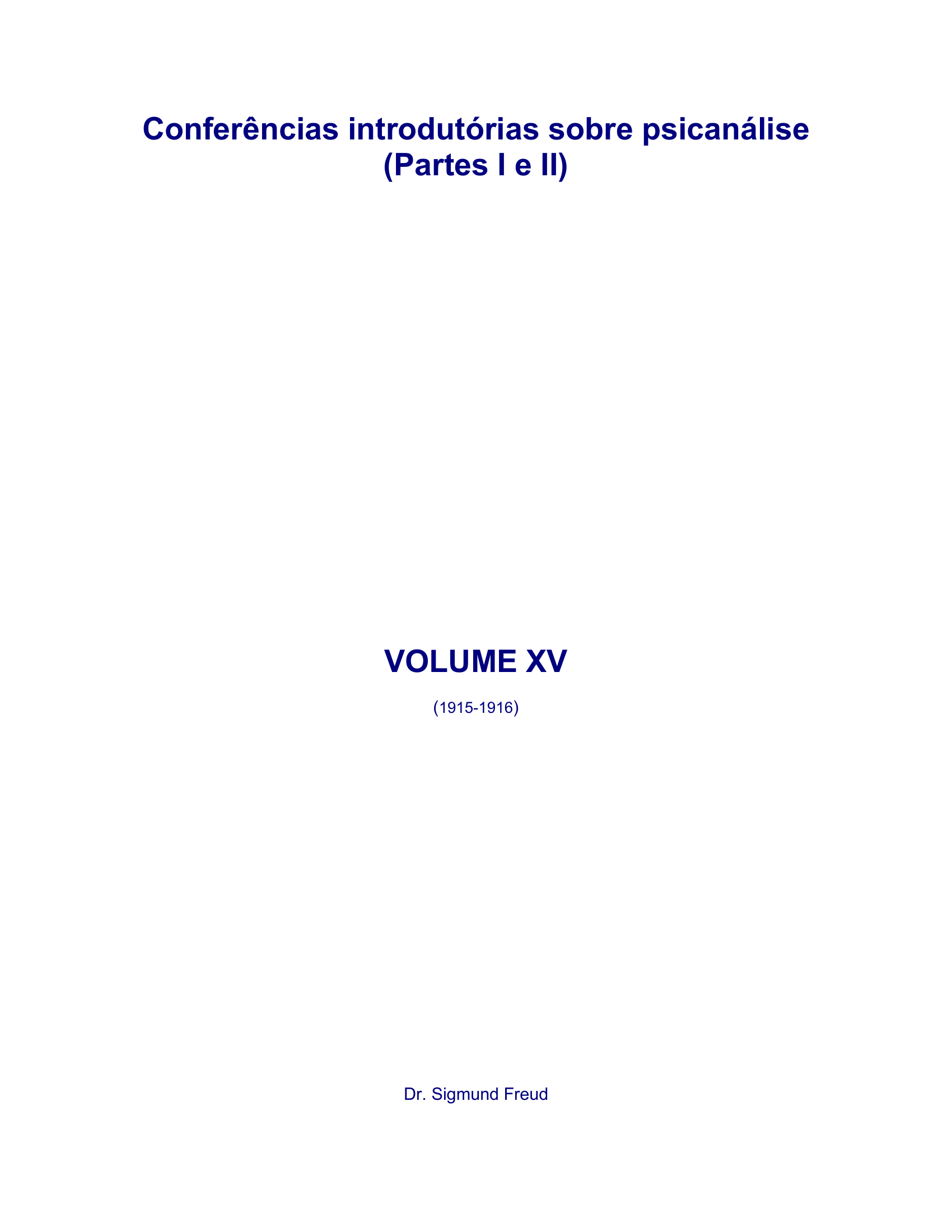 Freud - Volume 15