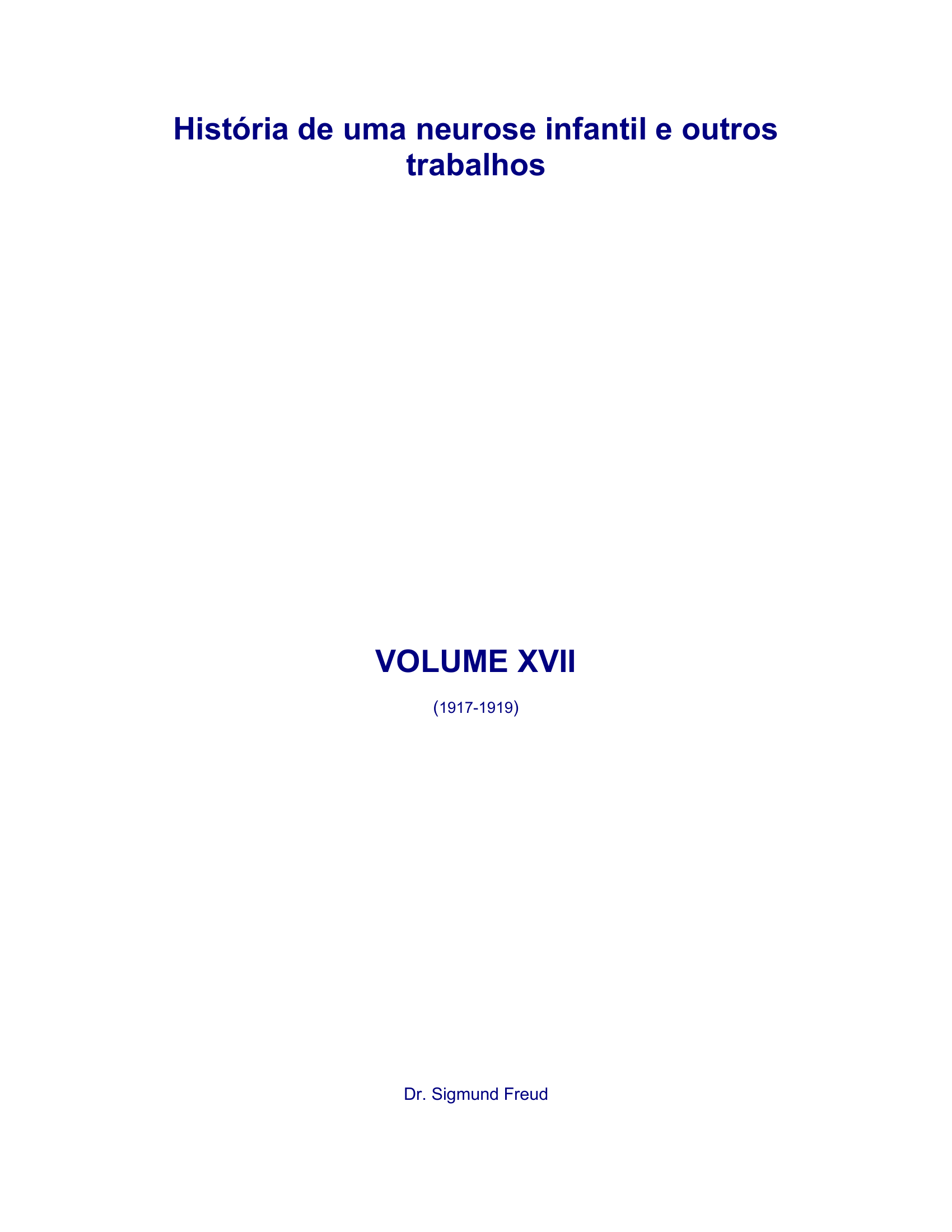 Freud - Volume 17