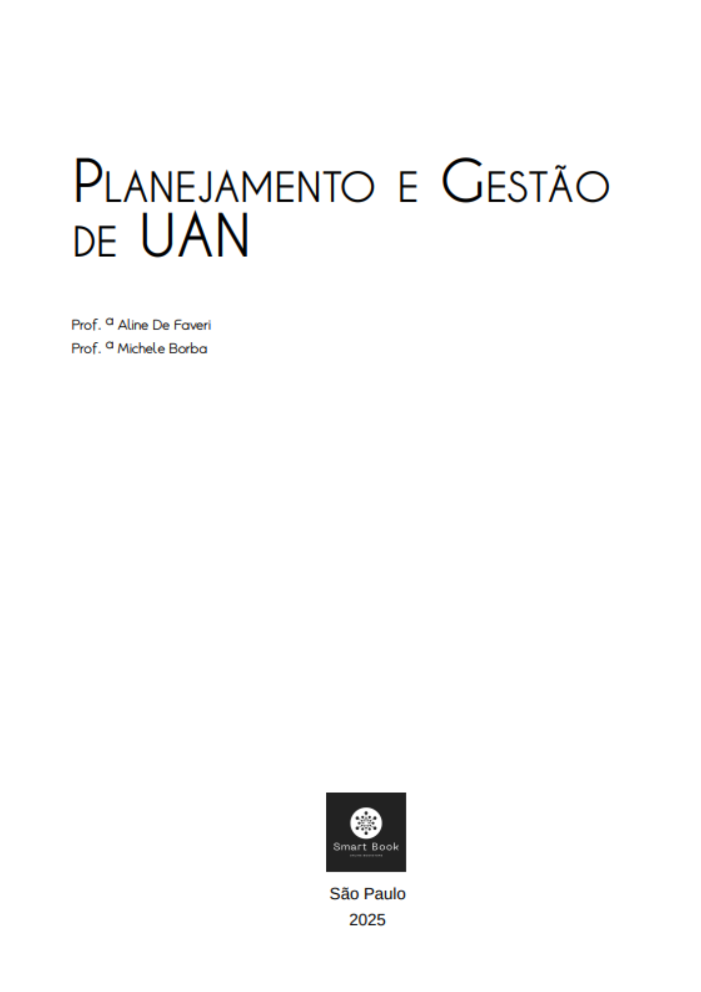 Planejamento e gestão de UAN