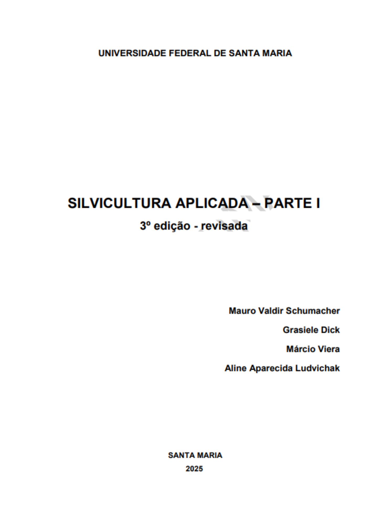 Silvicultura Aplicada - Parte 1