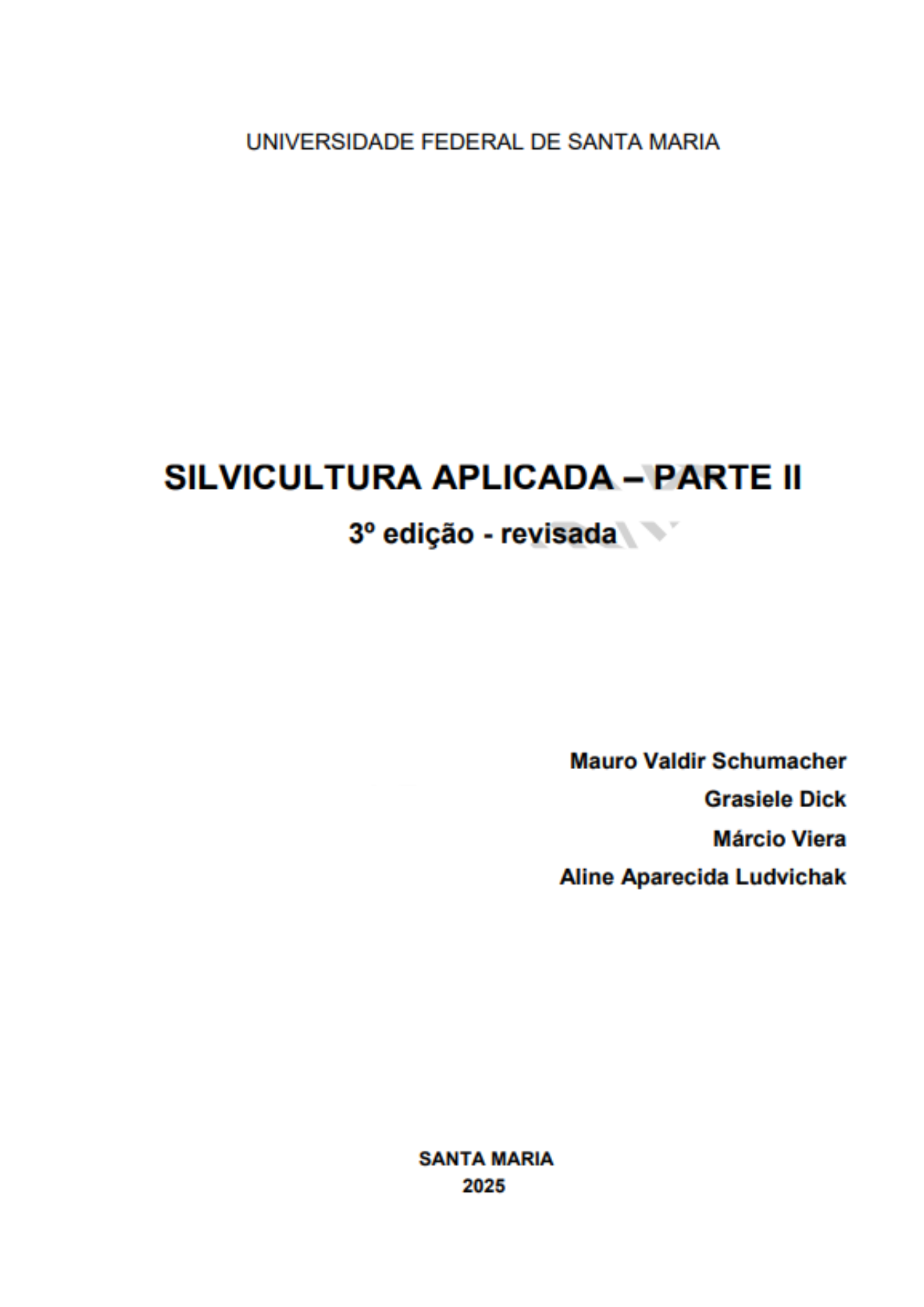 Silvicultura Aplicada - Parte 2