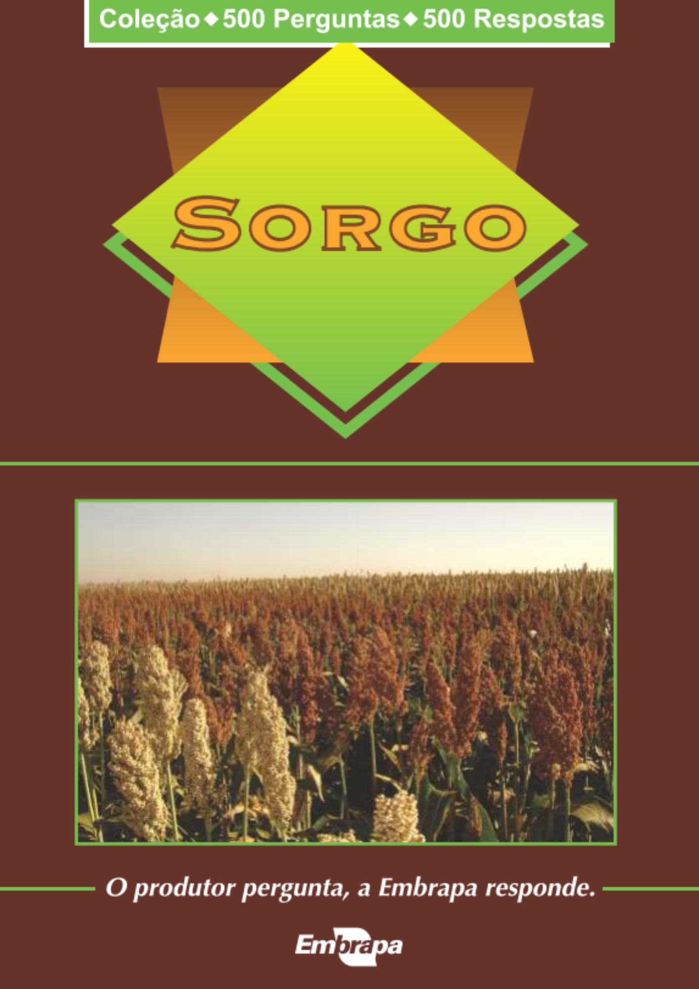 Sorgo - o produtor pergunta, a Embrapa responde