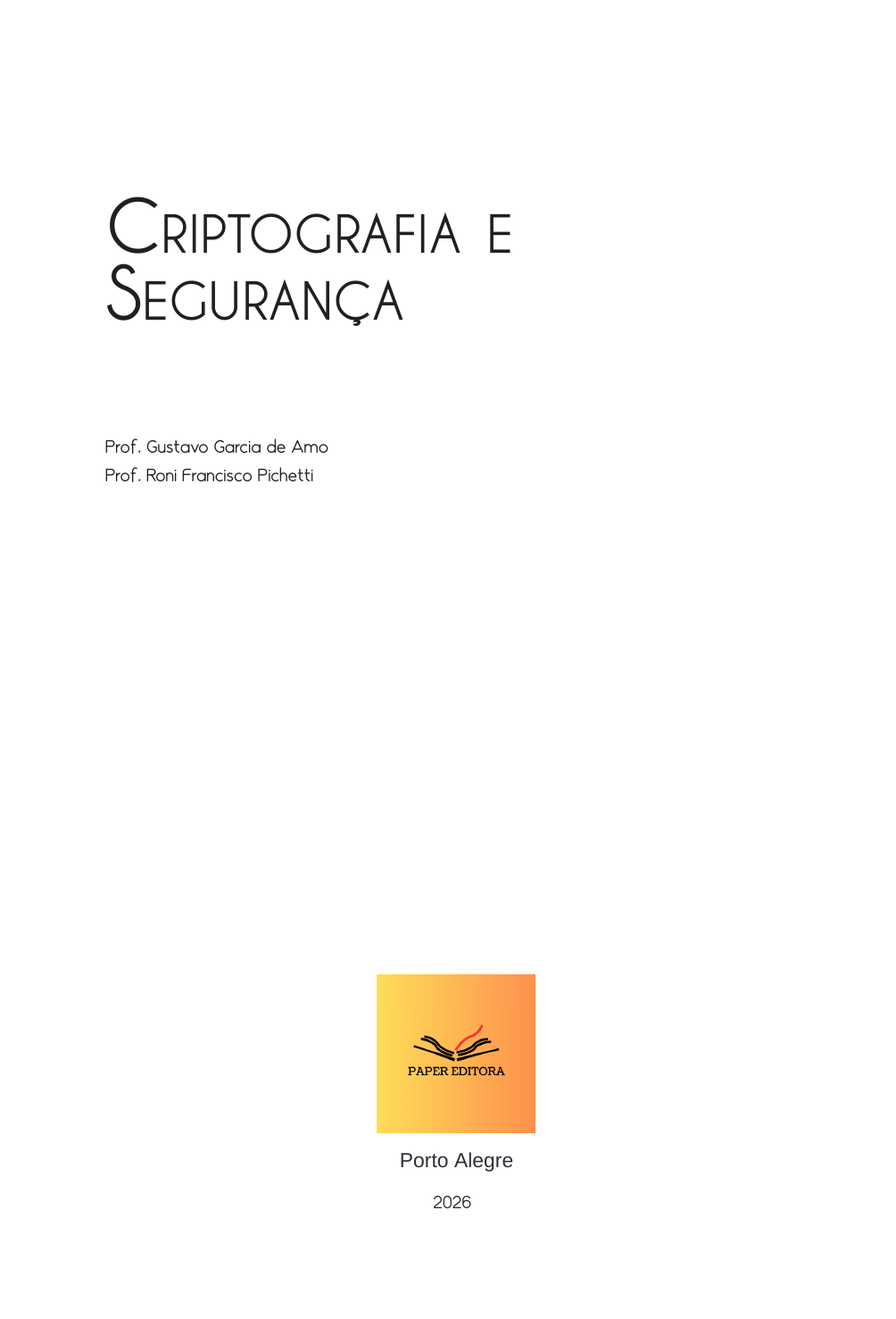 Criptografia e segurança